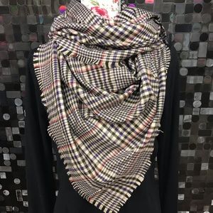 Flannel Plaid Blanket Scarves